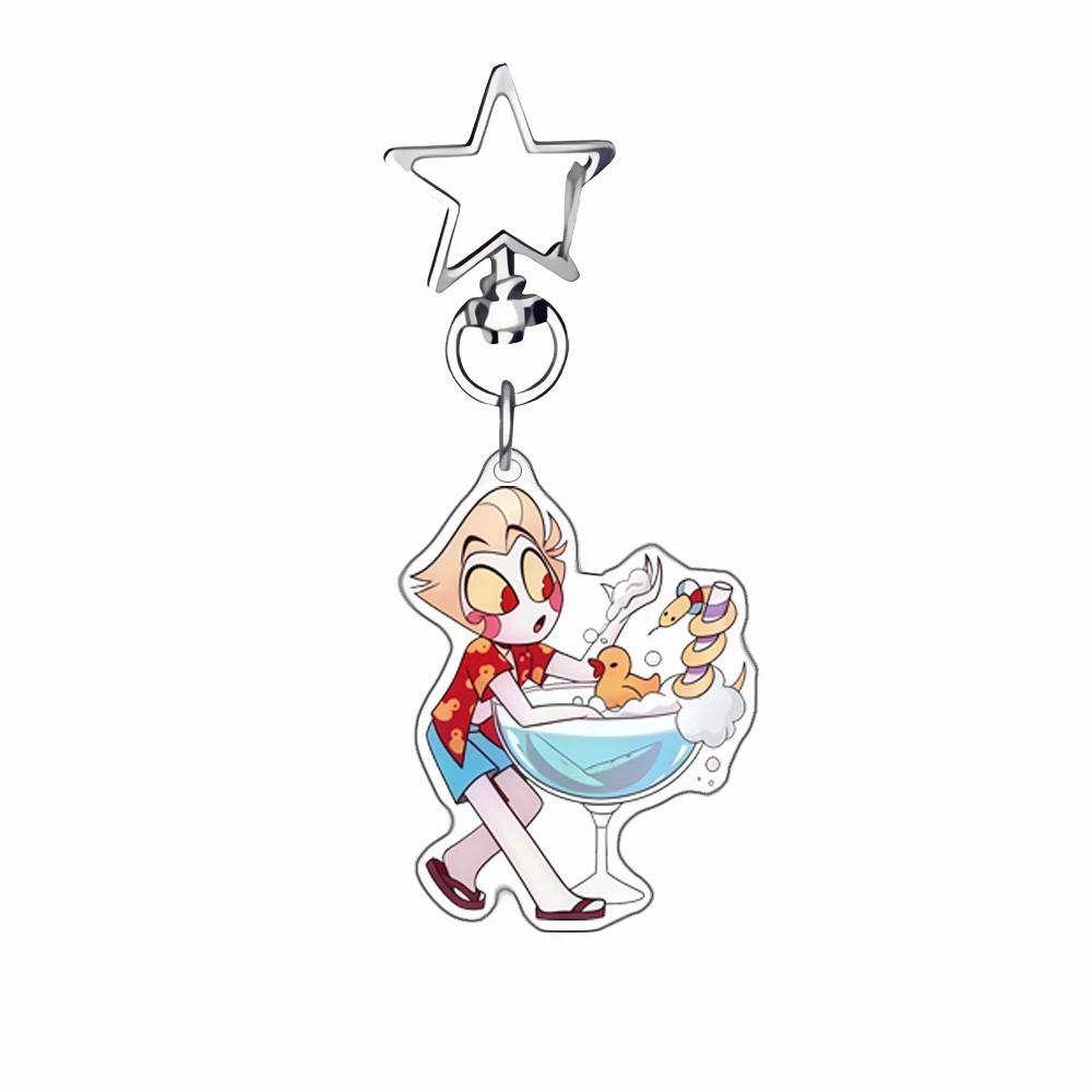 Anime Mica Keychain For Hazbin Hotel Lucifer Vaggie Charlie Diy Mica Key Buckle Keychain Móc Khóa In Theo Yêu Cầu, Chất Liệu Mica Trong Suốt In 2 Mặt , Dày 4mm 12 Anime Mica Keychain For Hazbin Hotel Lucifer Vaggie Charlie Diy Mica Key Buckle Keychain Móc Khóa In Theo Yêu Cầu, Chất Liệu Mica Trong Suốt In 2 Mặt , Dày 4mm - Ảnh 12