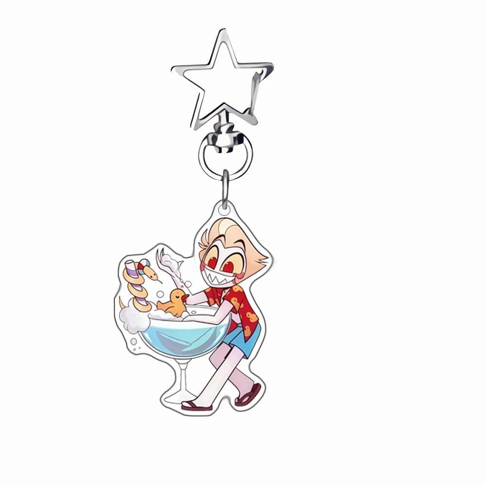 Anime Mica Keychain For Hazbin Hotel Lucifer Vaggie Charlie Diy Mica Key Buckle Keychain Móc Khóa In Theo Yêu Cầu, Chất Liệu Mica Trong Suốt In 2 Mặt , Dày 4mm 13 Anime Mica Keychain For Hazbin Hotel Lucifer Vaggie Charlie Diy Mica Key Buckle Keychain Móc Khóa In Theo Yêu Cầu, Chất Liệu Mica Trong Suốt In 2 Mặt , Dày 4mm - Ảnh 13