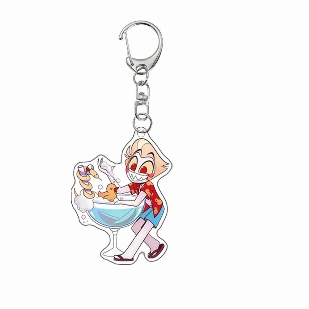Anime Mica Keychain For Hazbin Hotel Lucifer Vaggie Charlie Diy Mica Key Buckle Keychain Móc Khóa In Theo Yêu Cầu, Chất Liệu Mica Trong Suốt In 2 Mặt , Dày 4mm 3 Anime Mica Keychain For Hazbin Hotel Lucifer Vaggie Charlie Diy Mica Key Buckle Keychain Móc Khóa In Theo Yêu Cầu, Chất Liệu Mica Trong Suốt In 2 Mặt , Dày 4mm - Ảnh 3