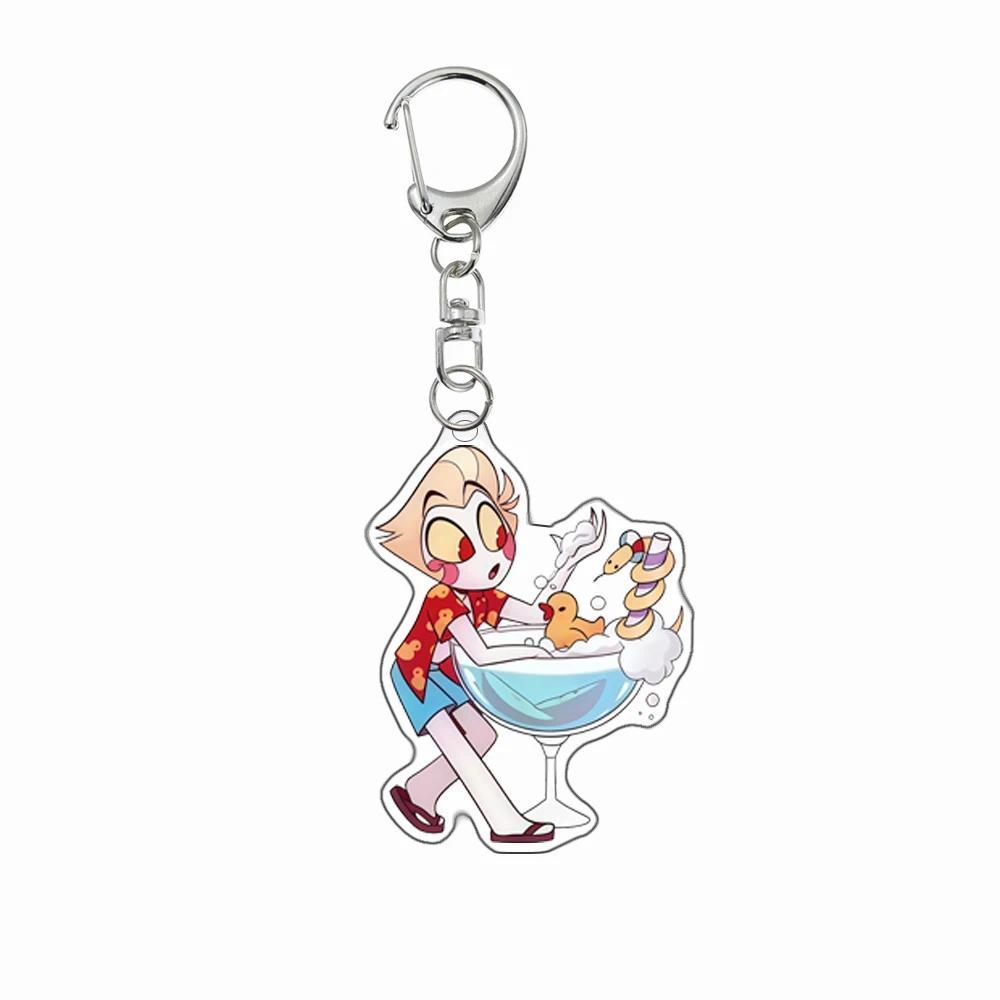 Anime Mica Keychain For Hazbin Hotel Lucifer Vaggie Charlie Diy Mica Key Buckle Keychain Móc Khóa In Theo Yêu Cầu, Chất Liệu Mica Trong Suốt In 2 Mặt , Dày 4mm 4 Anime Mica Keychain For Hazbin Hotel Lucifer Vaggie Charlie Diy Mica Key Buckle Keychain Móc Khóa In Theo Yêu Cầu, Chất Liệu Mica Trong Suốt In 2 Mặt , Dày 4mm - Ảnh 4