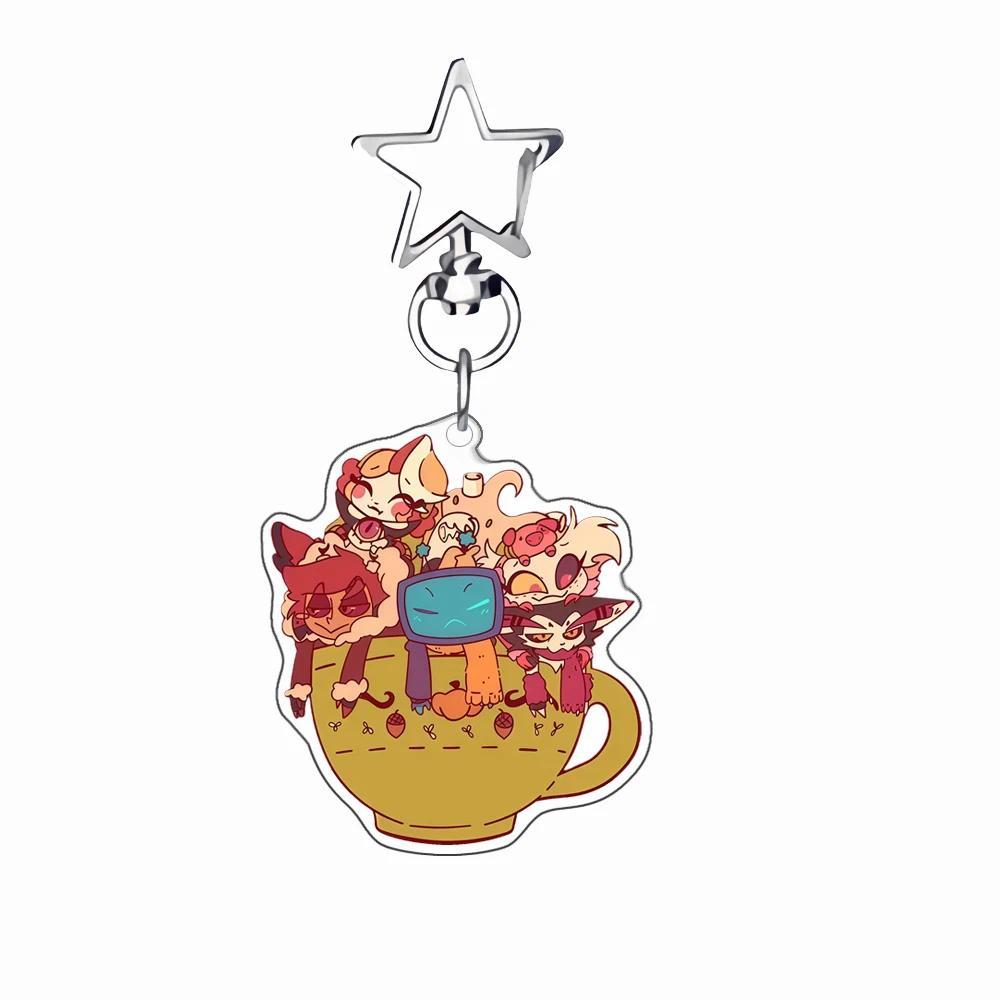 Anime Mica Keychain For Hazbin Hotel Lucifer Vaggie Charlie Diy Mica Key Buckle Keychain Móc Khóa In Theo Yêu Cầu, Chất Liệu Mica Trong Suốt In 2 Mặt , Dày 4mm 8 Anime Mica Keychain For Hazbin Hotel Lucifer Vaggie Charlie Diy Mica Key Buckle Keychain Móc Khóa In Theo Yêu Cầu, Chất Liệu Mica Trong Suốt In 2 Mặt , Dày 4mm - Ảnh 8