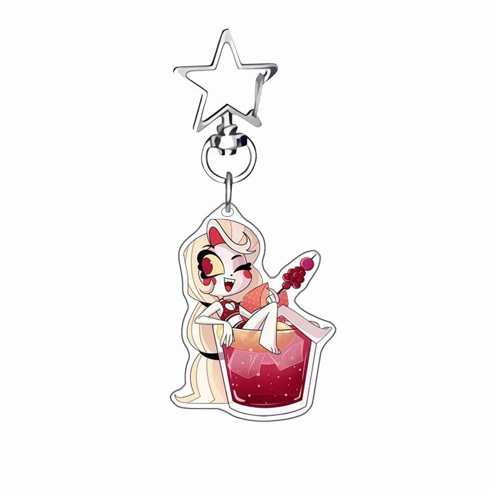 Anime Mica Keychain For Hazbin Hotel Lucifer Vaggie Charlie Diy Mica Key Buckle Keychain Móc Khóa In Theo Yêu Cầu, Chất Liệu Mica Trong Suốt In 2 Mặt , Dày 4mm 1 Anime Mica Keychain For Hazbin Hotel Lucifer Vaggie Charlie Diy Mica Key Buckle Keychain Móc Khóa In Theo Yêu Cầu, Chất Liệu Mica Trong Suốt In 2 Mặt , Dày 4mm