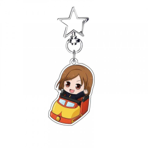Anime Mica Keychain For Jjk Nobara Kugisaki Maki Zenin Panda Kento Nanami Q Version Mica Key Móc Khóa In Theo Yêu Cầu, Chất Liệu Mica Trong Suốt In 2 Mặt , Dày 4mm