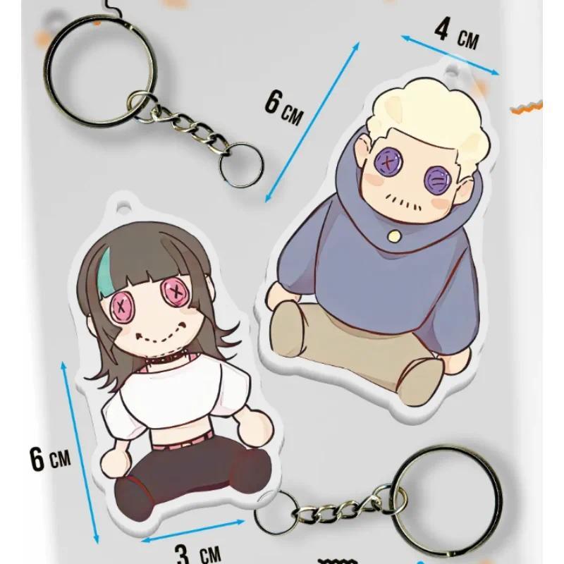 Anime Mica Keychain For Jjk Yuki Tsukumo Yuji Itadori Hana Kurusu Choso Satoru Gojo Mica Key Móc Khóa In Theo Yêu Cầu, Chất Liệu Mica Trong Suốt In 2 Mặt , Dày 4mm 2 Anime Mica Keychain For Jjk Yuki Tsukumo Yuji Itadori Hana Kurusu Choso Satoru Gojo Mica Key Móc Khóa In Theo Yêu Cầu, Chất Liệu Mica Trong Suốt In 2 Mặt , Dày 4mm - Ảnh 2