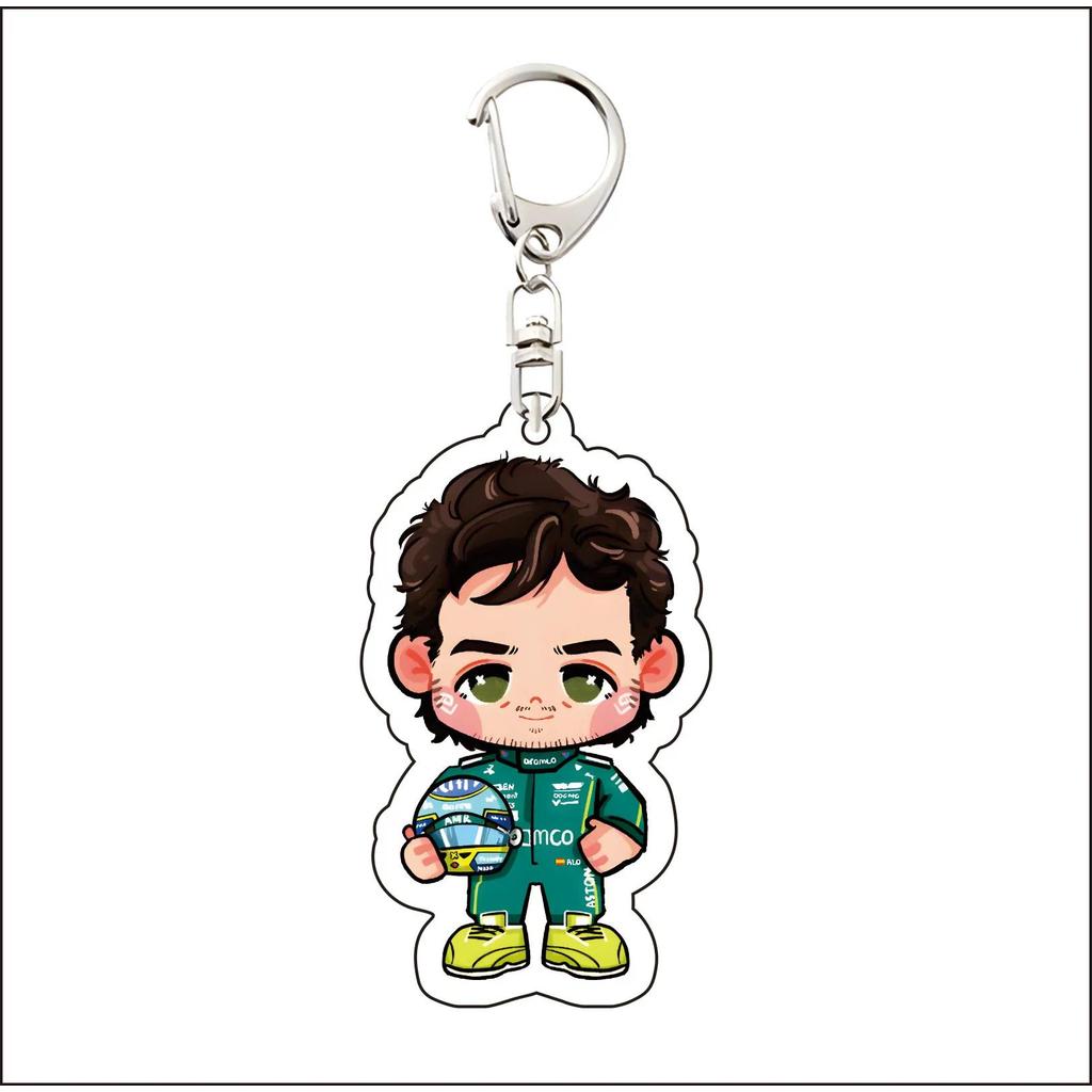 Anime Mula One Racing Driver 6cm Cute Acrylic Keychain Lh/ll/mv/aka/cl/ln/op/aa/cs/ls/fa Bag Móc Khóa In Theo Yêu Cầu, Chất Liệu Mica Trong Suốt In 2 Mặt , Dày 4mm 2 Anime Mula One Racing Driver 6cm Cute Acrylic Keychain Lh/ll/mv/aka/cl/ln/op/aa/cs/ls/fa Bag Móc Khóa In Theo Yêu Cầu, Chất Liệu Mica Trong Suốt In 2 Mặt , Dày 4mm - Ảnh 2