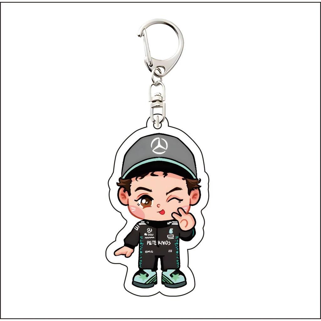 Anime Mula One Racing Driver 6cm Cute Acrylic Keychain Lh/ll/mv/aka/cl/ln/op/aa/cs/ls/fa Bag Móc Khóa In Theo Yêu Cầu, Chất Liệu Mica Trong Suốt In 2 Mặt , Dày 4mm 3 Anime Mula One Racing Driver 6cm Cute Acrylic Keychain Lh/ll/mv/aka/cl/ln/op/aa/cs/ls/fa Bag Móc Khóa In Theo Yêu Cầu, Chất Liệu Mica Trong Suốt In 2 Mặt , Dày 4mm - Ảnh 3