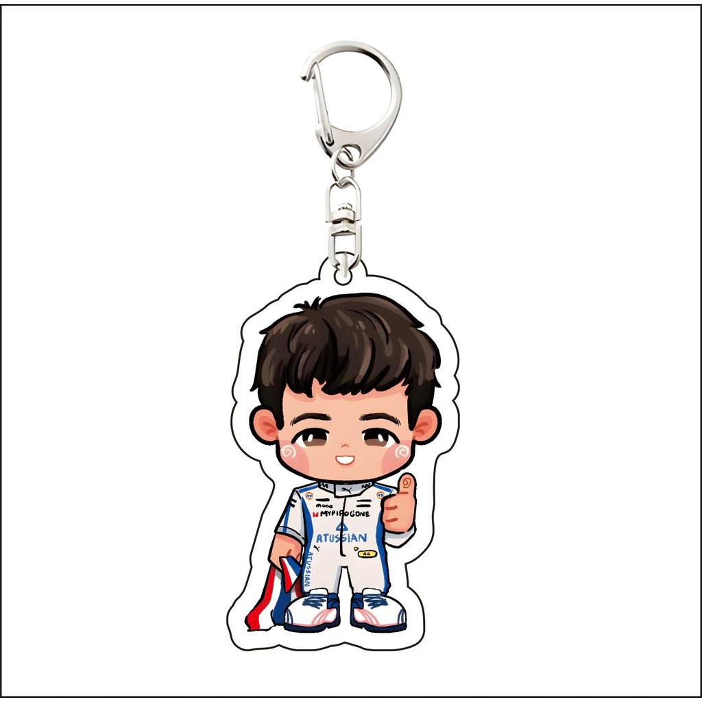 Anime Mula One Racing Driver 6cm Cute Acrylic Keychain Lh/ll/mv/aka/cl/ln/op/aa/cs/ls/fa Bag Móc Khóa In Theo Yêu Cầu, Chất Liệu Mica Trong Suốt In 2 Mặt , Dày 4mm 4 Anime Mula One Racing Driver 6cm Cute Acrylic Keychain Lh/ll/mv/aka/cl/ln/op/aa/cs/ls/fa Bag Móc Khóa In Theo Yêu Cầu, Chất Liệu Mica Trong Suốt In 2 Mặt , Dày 4mm - Ảnh 4