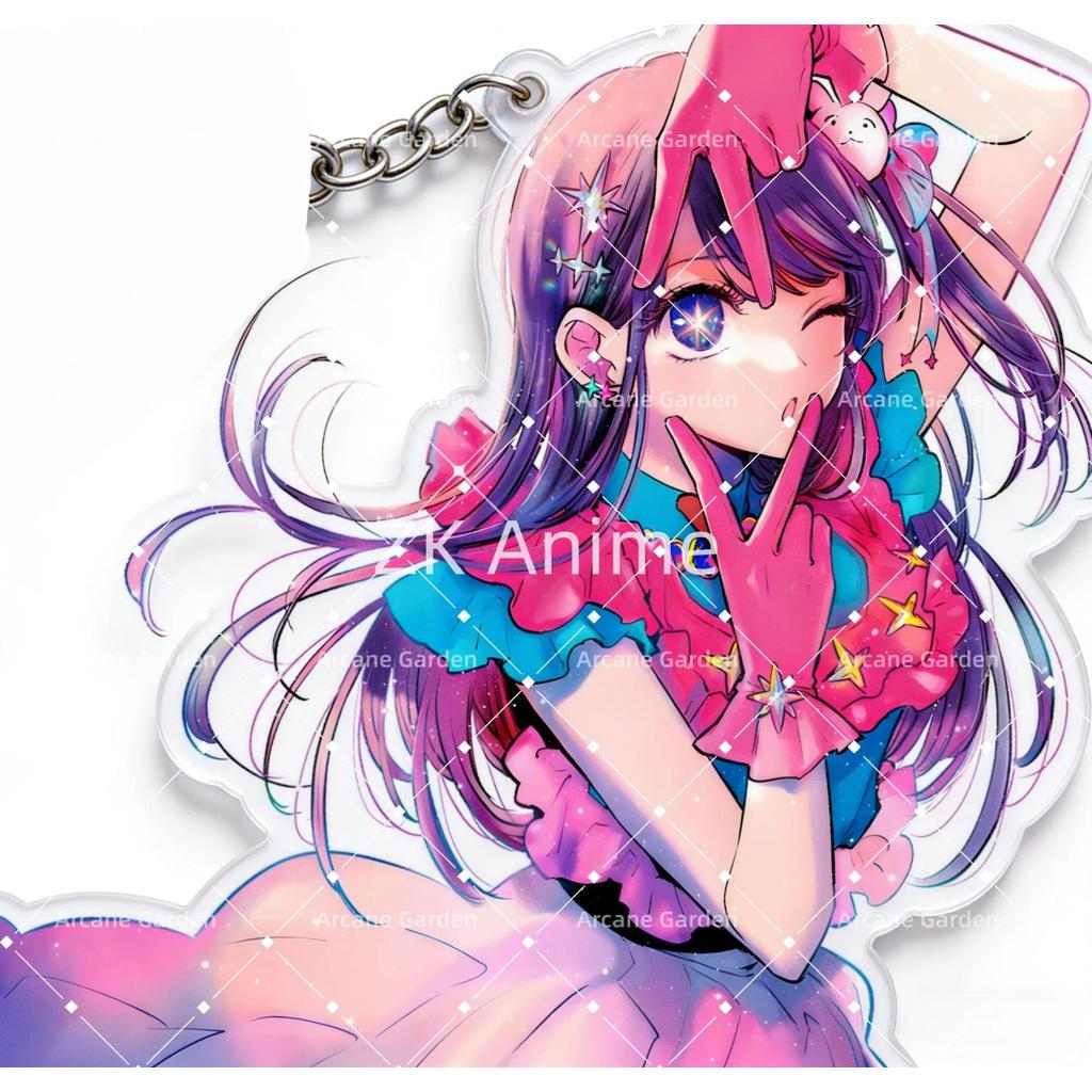 Anime Oshi No Ko Refined Products Girls Gift Key Chain Bag Charms Creative Hanging Jewelry Móc Khóa In Theo Yêu Cầu, Chất Liệu Mica Trong Suốt In 2 Mặt , Dày 4mm 12 Anime Oshi No Ko Refined Products Girls Gift Key Chain Bag Charms Creative Hanging Jewelry Móc Khóa In Theo Yêu Cầu, Chất Liệu Mica Trong Suốt In 2 Mặt , Dày 4mm - Ảnh 12