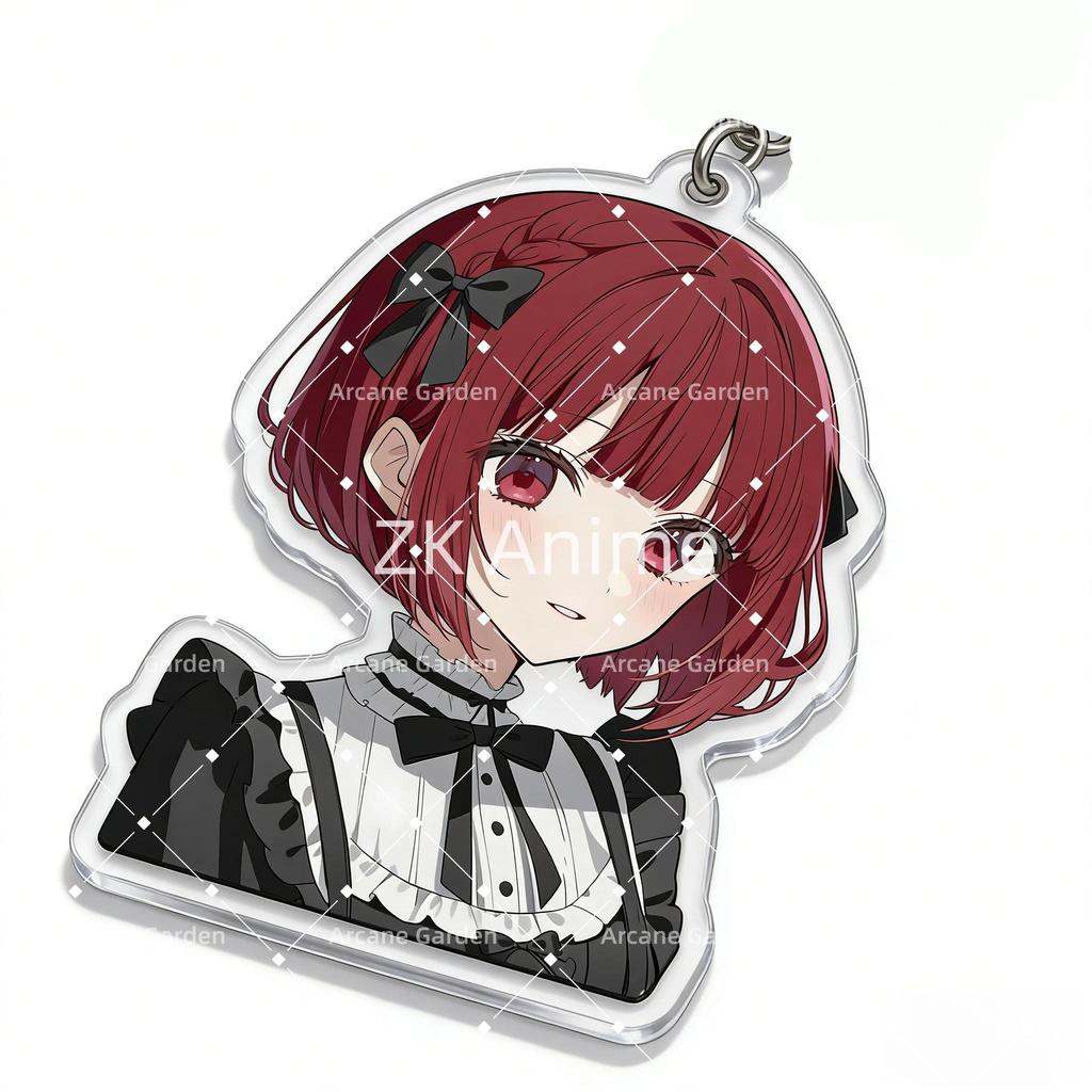Anime Oshi No Ko Refined Products Girls Gift Key Chain Bag Charms Creative Hanging Jewelry Móc Khóa In Theo Yêu Cầu, Chất Liệu Mica Trong Suốt In 2 Mặt , Dày 4mm 4 Anime Oshi No Ko Refined Products Girls Gift Key Chain Bag Charms Creative Hanging Jewelry Móc Khóa In Theo Yêu Cầu, Chất Liệu Mica Trong Suốt In 2 Mặt , Dày 4mm - Ảnh 4