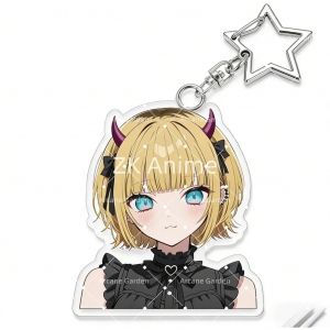 Anime Oshi No Ko Refined Products Girls Gift Key Chain Bag Charms Creative Hanging Jewelry Móc Khóa In Theo Yêu Cầu, Chất Liệu Mica Trong Suốt In 2 Mặt , Dày 4mm