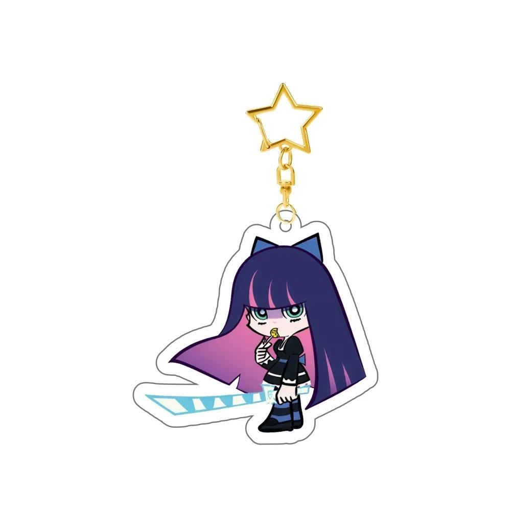 Anime Panty And Stocking Mica Keychain Cute Chibi Panty Stocking Scanty Knees Brief Star Hook Móc Khóa In Theo Yêu Cầu, Chất Liệu Mica Trong Suốt In 2 Mặt , Dày 4mm 2 Anime Panty And Stocking Mica Keychain Cute Chibi Panty Stocking Scanty Knees Brief Star Hook Móc Khóa In Theo Yêu Cầu, Chất Liệu Mica Trong Suốt In 2 Mặt , Dày 4mm - Ảnh 2
