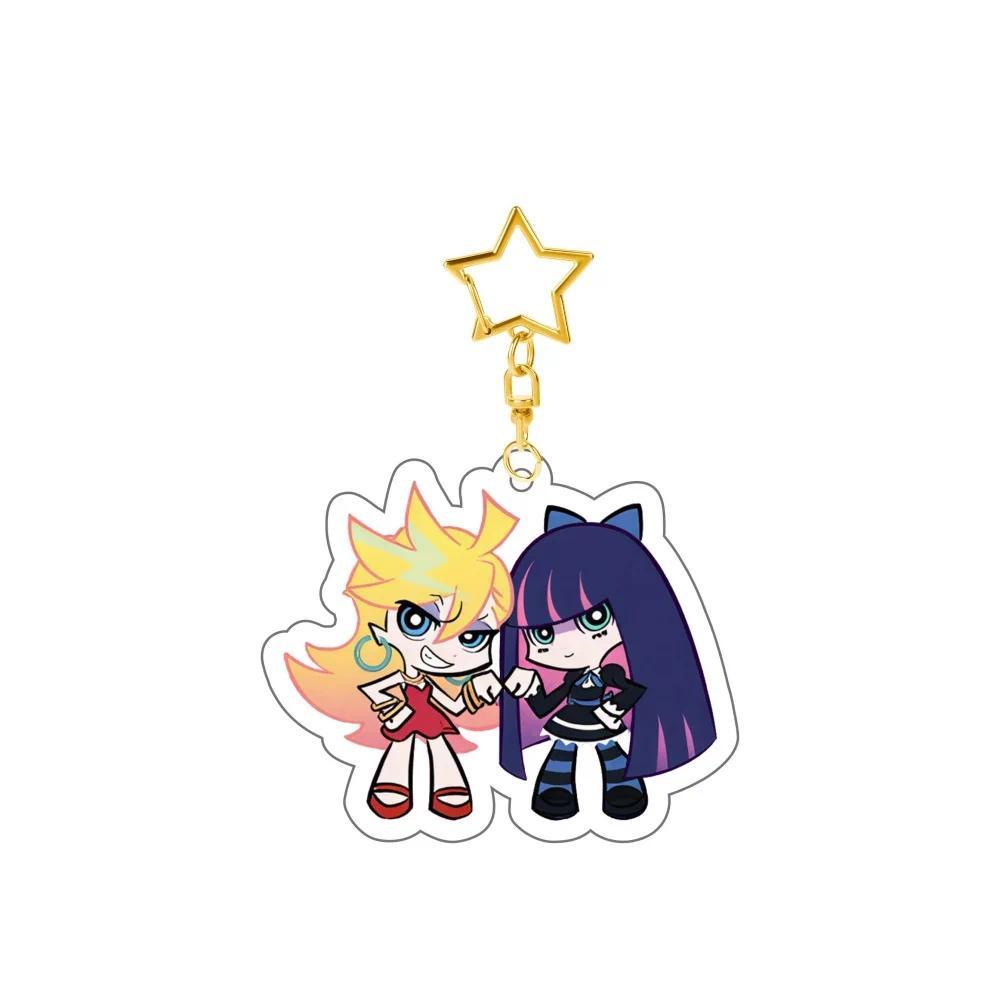 Anime Panty And Stocking Mica Keychain Cute Chibi Panty Stocking Scanty Knees Brief Star Hook Móc Khóa In Theo Yêu Cầu, Chất Liệu Mica Trong Suốt In 2 Mặt , Dày 4mm 3 Anime Panty And Stocking Mica Keychain Cute Chibi Panty Stocking Scanty Knees Brief Star Hook Móc Khóa In Theo Yêu Cầu, Chất Liệu Mica Trong Suốt In 2 Mặt , Dày 4mm - Ảnh 3
