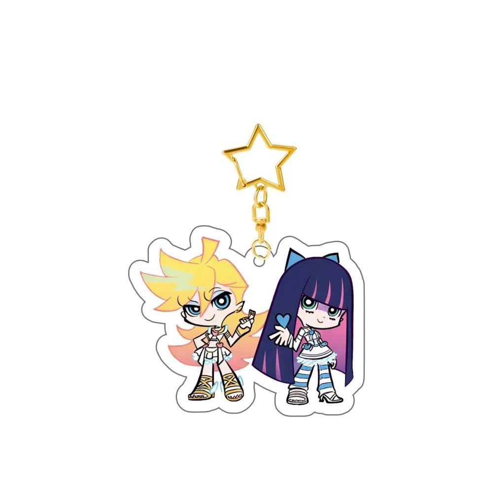 Anime Panty And Stocking Mica Keychain Cute Chibi Panty Stocking Scanty Knees Brief Star Hook Móc Khóa In Theo Yêu Cầu, Chất Liệu Mica Trong Suốt In 2 Mặt , Dày 4mm 4 Anime Panty And Stocking Mica Keychain Cute Chibi Panty Stocking Scanty Knees Brief Star Hook Móc Khóa In Theo Yêu Cầu, Chất Liệu Mica Trong Suốt In 2 Mặt , Dày 4mm - Ảnh 4