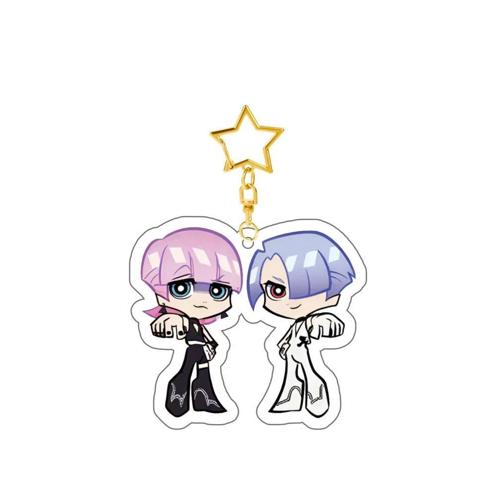 Anime Panty And Stocking Mica Keychain Cute Chibi Panty Stocking Scanty Knees Brief Star Hook Móc Khóa In Theo Yêu Cầu, Chất Liệu Mica Trong Suốt In 2 Mặt , Dày 4mm 8 Anime Panty And Stocking Mica Keychain Cute Chibi Panty Stocking Scanty Knees Brief Star Hook Móc Khóa In Theo Yêu Cầu, Chất Liệu Mica Trong Suốt In 2 Mặt , Dày 4mm - Ảnh 8