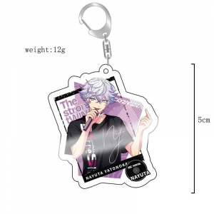 Anime Paradox Live Cosplay Lic Figure Hanging Face Keychain Keychain Fan Kid Toy Doll Collect Móc Khóa In Theo Yêu Cầu, Chất Liệu Mica Trong Suốt In 2 Mặt , Dày 4mm