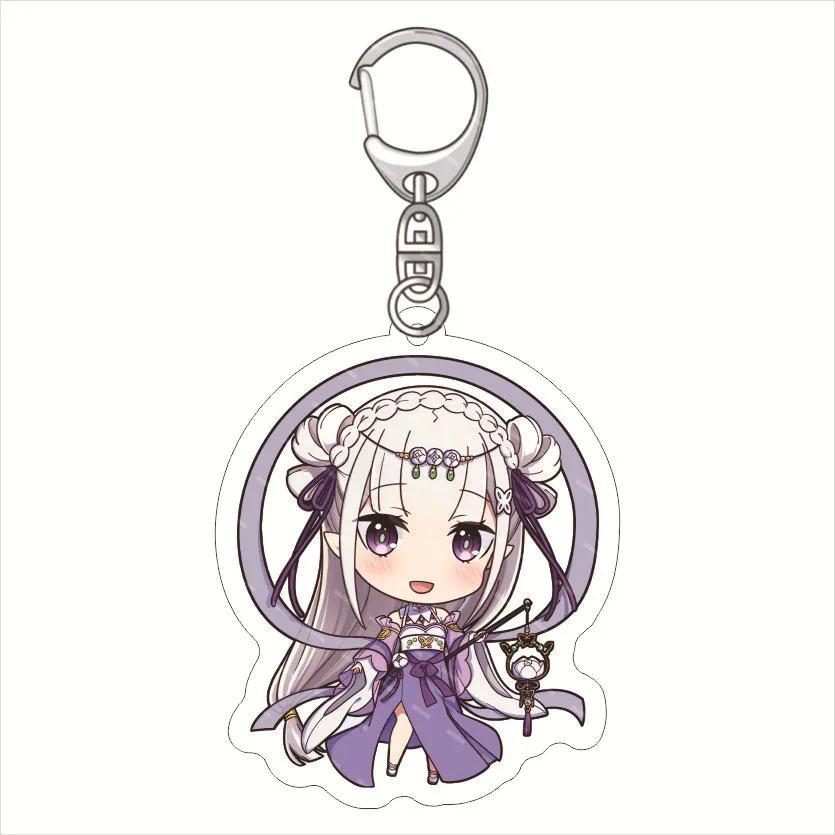 Anime Re:zero - Starting Life In Another World Acrylic Cute Keychain Character Lightweight Móc Khóa In Theo Yêu Cầu, Chất Liệu Mica Trong Suốt In 2 Mặt , Dày 4mm 2 Anime Re:zero - Starting Life In Another World Acrylic Cute Keychain Character Lightweight Móc Khóa In Theo Yêu Cầu, Chất Liệu Mica Trong Suốt In 2 Mặt , Dày 4mm - Ảnh 2