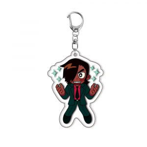 Anime Scott Pilgrim Takes Off Wallace Wells Kim Pine Mica Charm Car Keychain Decorations Móc Khóa In Theo Yêu Cầu, Chất Liệu Mica Trong Suốt In 2 Mặt , Dày 4mm