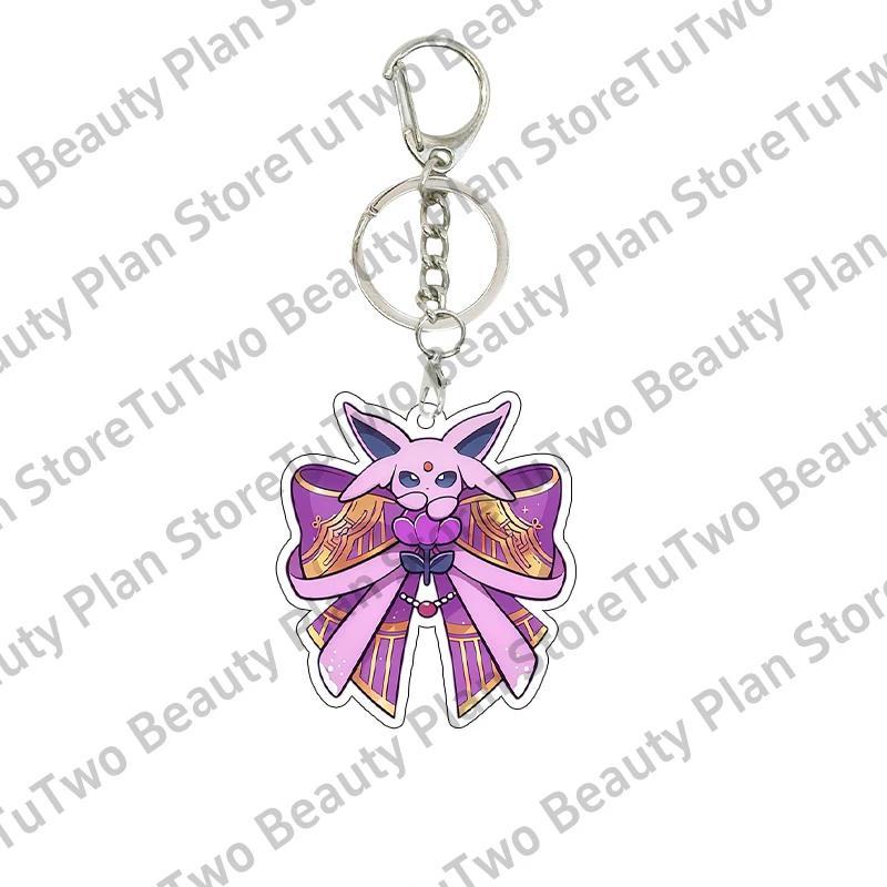 Anime Star Charm Vaporeon Flareon Espeon Sylveon Eevee Bow Shape Acrylic Keychain Accessories Móc Khóa In Theo Yêu Cầu, Chất Liệu Mica Trong Suốt In 2 Mặt , Dày 4mm 2 Anime Star Charm Vaporeon Flareon Espeon Sylveon Eevee Bow Shape Acrylic Keychain Accessories Móc Khóa In Theo Yêu Cầu, Chất Liệu Mica Trong Suốt In 2 Mặt , Dày 4mm - Ảnh 2