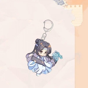Anime The Founder Of Diabolism Mo Dao Zu Shi Keychains Cute Character Wei Wuxian Lan Wangji Móc Khóa In Theo Yêu Cầu, Chất Liệu Mica Trong Suốt In 2 Mặt , Dày 4mm