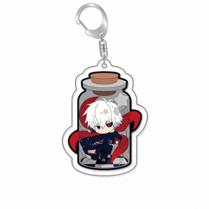 Anime Tokyo Ghoul Cartoon Version Ken Kaneki Touka Kirishima Juzo Suzuya Mica Mica Charm Móc Khóa In Theo Yêu Cầu, Chất Liệu Mica Trong Suốt In 2 Mặt , Dày 4mm