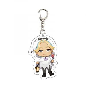 Anime Tokyo Revengers Keychain Cute Cosplay Manjiro Ken Takemichi Hinata Atsushi Chibi Ring Móc Khóa In Theo Yêu Cầu, Chất Liệu Mica Trong Suốt In 2 Mặt , Dày 4mm