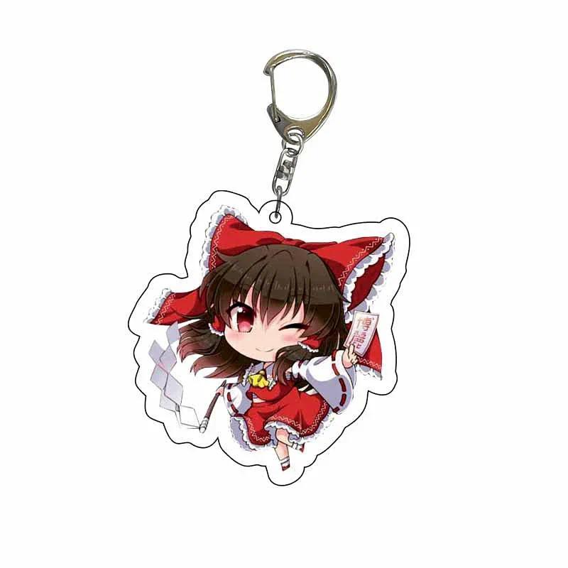 Anime Touhou Project Cartoon Keychain Hakurei Reimu Acrylic Bag Keyrings Trendy Gift Móc Khóa In Theo Yêu Cầu, Chất Liệu Mica Trong Suốt In 2 Mặt , Dày 4mm 2 Anime Touhou Project Cartoon Keychain Hakurei Reimu Acrylic Bag Keyrings Trendy Gift Móc Khóa In Theo Yêu Cầu, Chất Liệu Mica Trong Suốt In 2 Mặt , Dày 4mm - Ảnh 2
