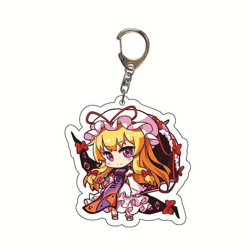 Anime Touhou Project Cartoon Keychain Hakurei Reimu Acrylic Bag Keyrings Trendy Gift Móc Khóa In Theo Yêu Cầu, Chất Liệu Mica Trong Suốt In 2 Mặt , Dày 4mm 3 Anime Touhou Project Cartoon Keychain Hakurei Reimu Acrylic Bag Keyrings Trendy Gift Móc Khóa In Theo Yêu Cầu, Chất Liệu Mica Trong Suốt In 2 Mặt , Dày 4mm - Ảnh 3