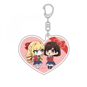 Anime Watashi No Oshi Wa Akuyaku Reijou Mica Decorative Hook Keys Characters Ornament Móc Khóa In Theo Yêu Cầu, Chất Liệu Mica Trong Suốt In 2 Mặt , Dày 4mm