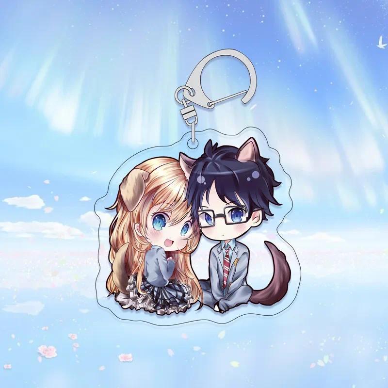 Anime Your Lie In April Acrylic Keychain Cute Arima Kousei Miyazono Kaori Keyring For Bag Móc Khóa In Theo Yêu Cầu, Chất Liệu Mica Trong Suốt In 2 Mặt , Dày 4mm 6 Anime Your Lie In April Acrylic Keychain Cute Arima Kousei Miyazono Kaori Keyring For Bag Móc Khóa In Theo Yêu Cầu, Chất Liệu Mica Trong Suốt In 2 Mặt , Dày 4mm - Ảnh 6