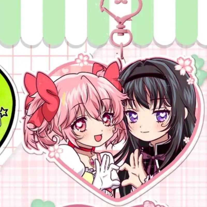 Anime Yuri Acrylic Charm Keychain - Tgs Green Yuri/magica/her Tale Chong/nana Heart Gl Couple Móc Khóa In Theo Yêu Cầu, Chất Liệu Mica Trong Suốt In 2 Mặt , Dày 4mm 3 Anime Yuri Acrylic Charm Keychain - Tgs Green Yuri/magica/her Tale Chong/nana Heart Gl Couple Móc Khóa In Theo Yêu Cầu, Chất Liệu Mica Trong Suốt In 2 Mặt , Dày 4mm - Ảnh 3