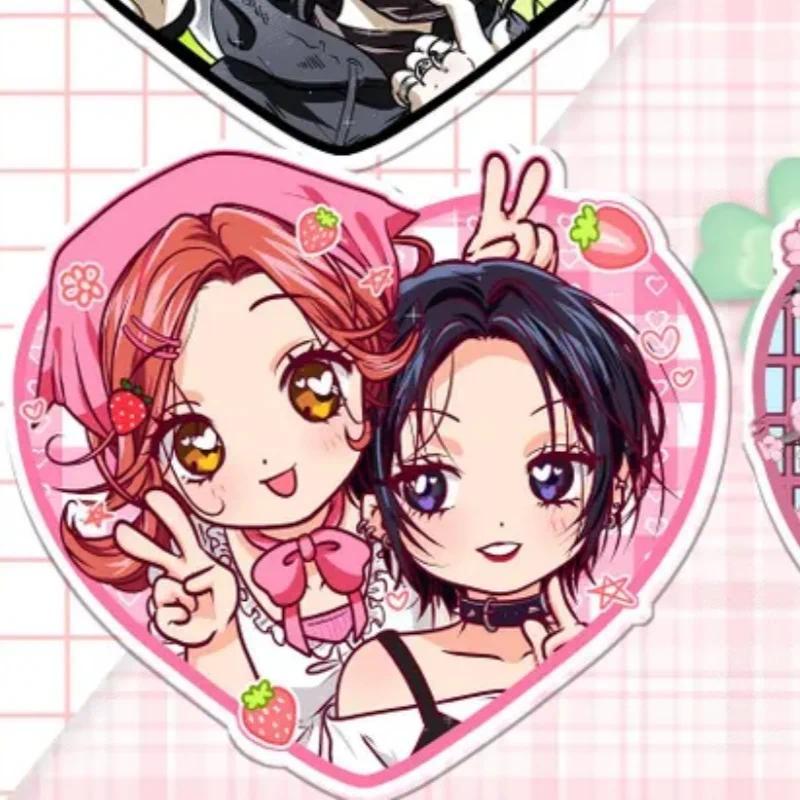Anime Yuri Acrylic Charm Keychain - Tgs Green Yuri/magica/her Tale Chong/nana Heart Gl Couple Móc Khóa In Theo Yêu Cầu, Chất Liệu Mica Trong Suốt In 2 Mặt , Dày 4mm 4 Anime Yuri Acrylic Charm Keychain - Tgs Green Yuri/magica/her Tale Chong/nana Heart Gl Couple Móc Khóa In Theo Yêu Cầu, Chất Liệu Mica Trong Suốt In 2 Mặt , Dày 4mm - Ảnh 4