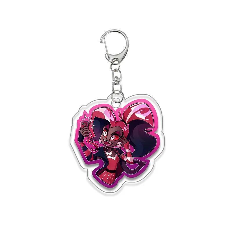 Animemica Acrylic Keychain For Hazbin Hotel Velvet Vox Mica Keychain Accessories Móc Khóa In Theo Yêu Cầu, Chất Liệu Mica Trong Suốt In 2 Mặt , Dày 4mm 2 Animemica Acrylic Keychain For Hazbin Hotel Velvet Vox Mica Keychain Accessories Móc Khóa In Theo Yêu Cầu, Chất Liệu Mica Trong Suốt In 2 Mặt , Dày 4mm - Ảnh 2