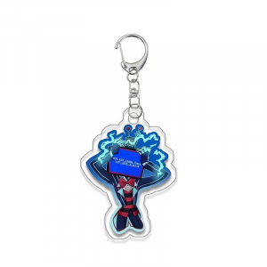 Animemica Acrylic Keychain For Hazbin Hotel Velvet Vox Mica Keychain Accessories Móc Khóa In Theo Yêu Cầu, Chất Liệu Mica Trong Suốt In 2 Mặt , Dày 4mm