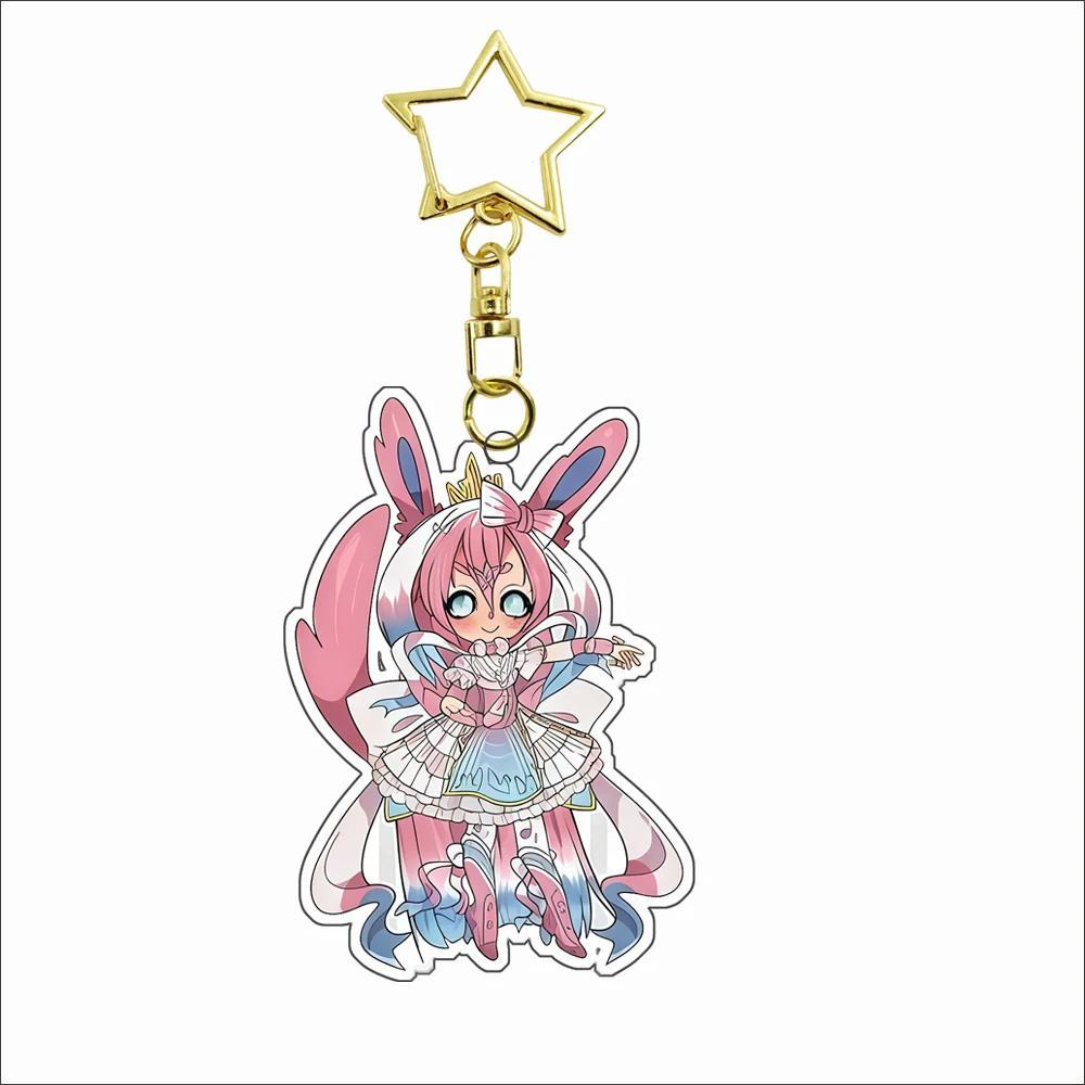 Animemica Acrylic Keychain For Umbreon Sylveon Vaporeon Leafeon Gijinka Design Self-made Móc Khóa In Theo Yêu Cầu, Chất Liệu Mica Trong Suốt In 2 Mặt , Dày 4mm 5 Animemica Acrylic Keychain For Umbreon Sylveon Vaporeon Leafeon Gijinka Design Self-made Móc Khóa In Theo Yêu Cầu, Chất Liệu Mica Trong Suốt In 2 Mặt , Dày 4mm - Ảnh 5