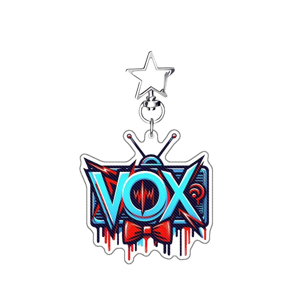 Animemica Keychain Hazbin Hotel Vox Acrylic Keychain Bag Keychain Accessories S Móc Khóa In Theo Yêu Cầu, Chất Liệu Mica Trong Suốt In 2 Mặt , Dày 4mm 2 Animemica Keychain Hazbin Hotel Vox Acrylic Keychain Bag Keychain Accessories S Móc Khóa In Theo Yêu Cầu, Chất Liệu Mica Trong Suốt In 2 Mặt , Dày 4mm - Ảnh 2