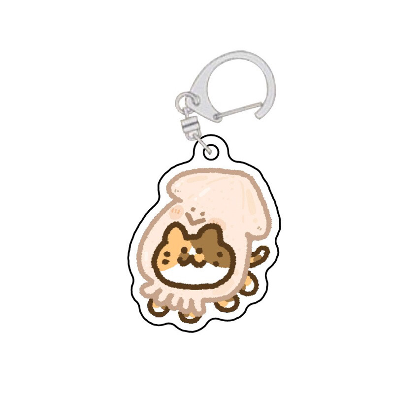 Aquarium Cat Keychain Gift For Groups Of Friends, Doublebag Cute Keychain Made Of Transparent Móc Khóa In Theo Yêu Cầu, Chất Liệu Mica Trong Suốt In 2 Mặt , Dày 4mm 5 Aquarium Cat Keychain Gift For Groups Of Friends, Doublebag Cute Keychain Made Of Transparent Móc Khóa In Theo Yêu Cầu, Chất Liệu Mica Trong Suốt In 2 Mặt , Dày 4mm - Ảnh 5