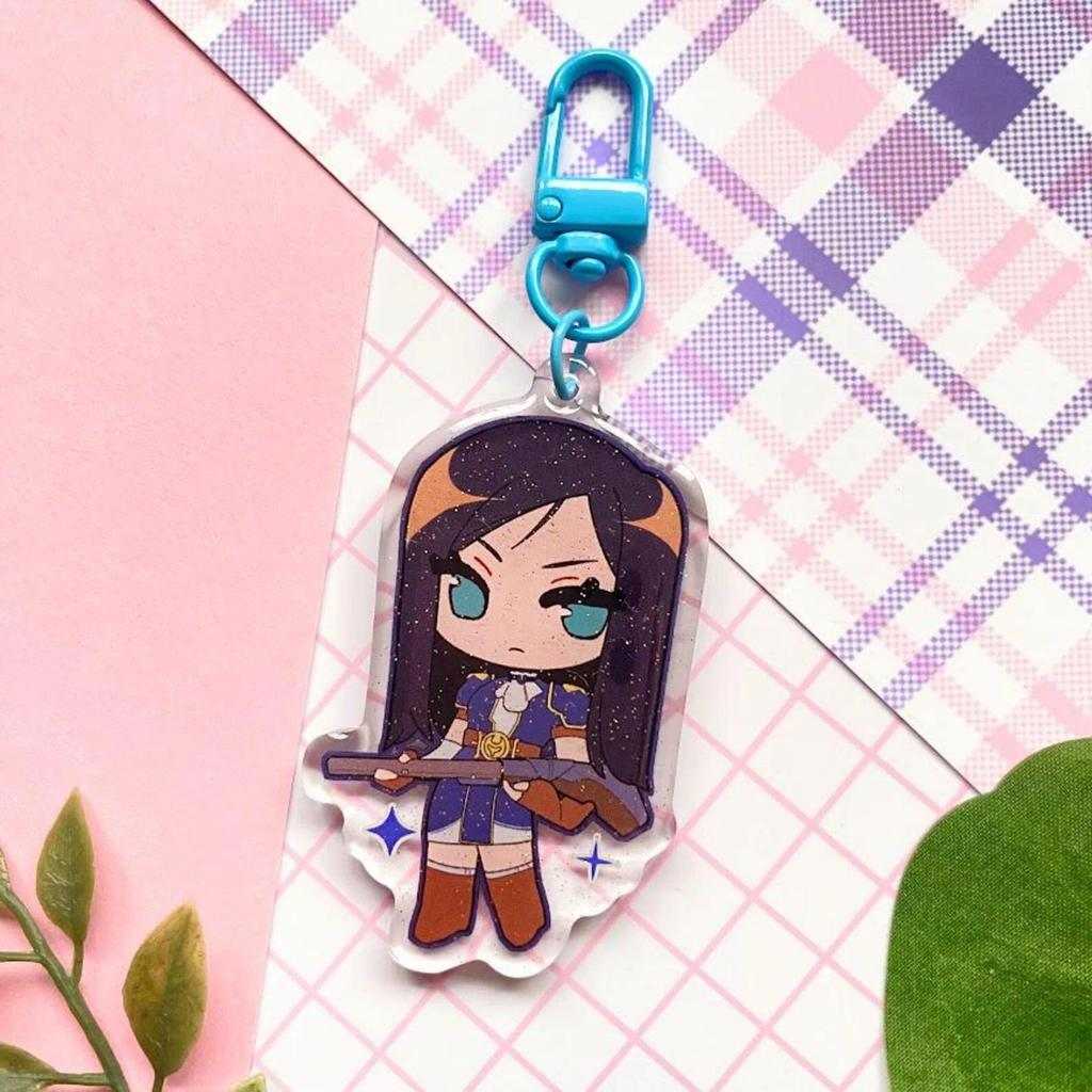Arcane Jinx Vi Caitlyn Acrylic Charm Keychain Accessories Jewelr Móc Khóa In Theo Yêu Cầu, Chất Liệu Mica Trong Suốt In 2 Mặt , Dày 4mm 3 Arcane Jinx Vi Caitlyn Acrylic Charm Keychain Accessories Jewelr Móc Khóa In Theo Yêu Cầu, Chất Liệu Mica Trong Suốt In 2 Mặt , Dày 4mm - Ảnh 3