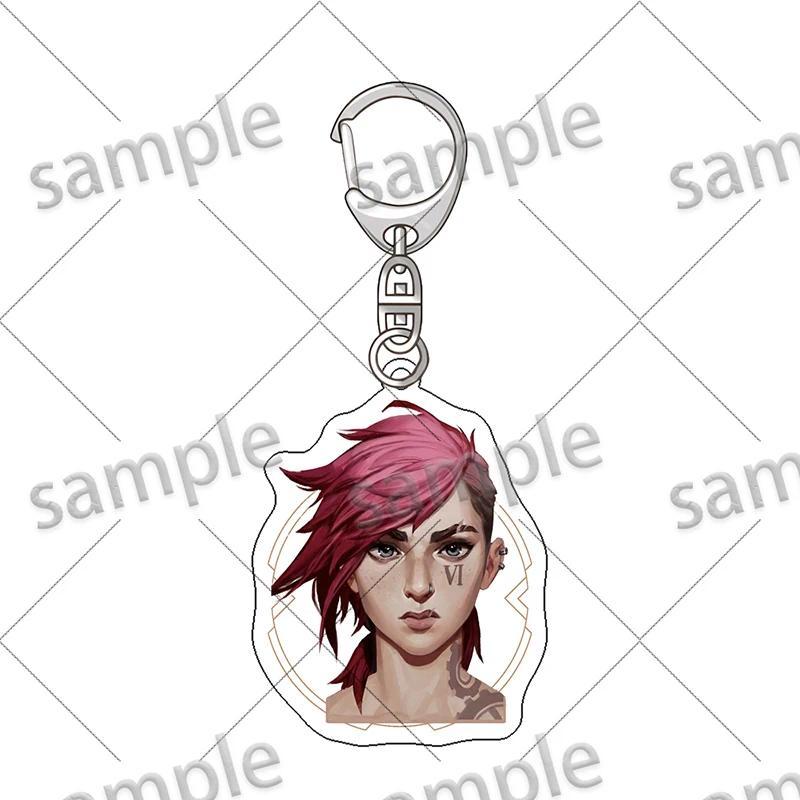 Arcane League Of Legends Jinx Vi Anime Acrylic Friends Gift Girl Hanging Face Fans Jewelry Móc Khóa In Theo Yêu Cầu, Chất Liệu Mica Trong Suốt In 2 Mặt , Dày 4mm 17 Arcane League Of Legends Jinx Vi Anime Acrylic Friends Gift Girl Hanging Face Fans Jewelry Móc Khóa In Theo Yêu Cầu, Chất Liệu Mica Trong Suốt In 2 Mặt , Dày 4mm - Ảnh 17