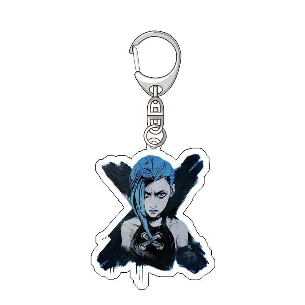 Arcane League Of Legends Jinx Vi Anime Acrylic Friends Gift Girl Hanging Face Fans Jewelry Móc Khóa In Theo Yêu Cầu, Chất Liệu Mica Trong Suốt In 2 Mặt , Dày 4mm 7 Arcane League Of Legends Jinx Vi Anime Acrylic Friends Gift Girl Hanging Face Fans Jewelry Móc Khóa In Theo Yêu Cầu, Chất Liệu Mica Trong Suốt In 2 Mặt , Dày 4mm - Ảnh 7