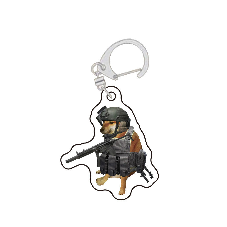 Arena Breakout Balltze Cheems Funny Dog Meme Acrylic Keychain Bag Charms Cute Pendant Key Móc Khóa In Theo Yêu Cầu, Chất Liệu Mica Trong Suốt In 2 Mặt , Dày 4mm 3 Arena Breakout Balltze Cheems Funny Dog Meme Acrylic Keychain Bag Charms Cute Pendant Key Móc Khóa In Theo Yêu Cầu, Chất Liệu Mica Trong Suốt In 2 Mặt , Dày 4mm - Ảnh 3
