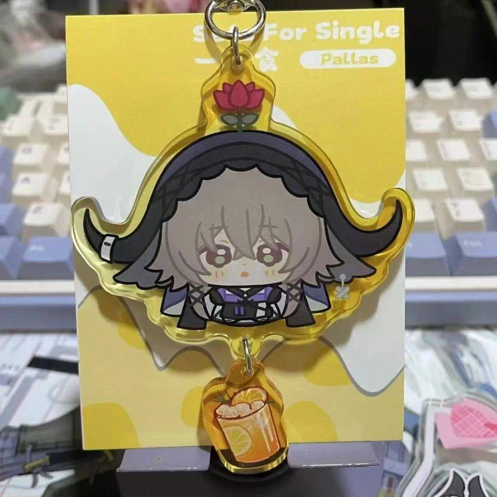 Arknights Anime Keychain Women Pallas Keychain For Men Mica Car Keyring Party Japan Cos Girls Móc Khóa In Theo Yêu Cầu, Chất Liệu Mica Trong Suốt In 2 Mặt , Dày 4mm 4 Arknights Anime Keychain Women Pallas Keychain For Men Mica Car Keyring Party Japan Cos Girls Móc Khóa In Theo Yêu Cầu, Chất Liệu Mica Trong Suốt In 2 Mặt , Dày 4mm - Ảnh 4