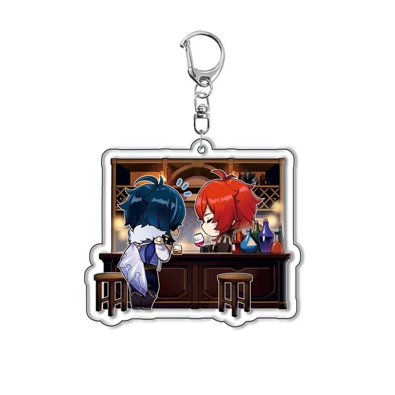 Arynlp Genshin Acrylic Key Chain With Cute Cartoon Print Nlp Móc Khóa In Theo Yêu Cầu, Chất Liệu Mica Trong Suốt In 2 Mặt , Dày 4mm 4 Arynlp Genshin Acrylic Key Chain With Cute Cartoon Print Nlp Móc Khóa In Theo Yêu Cầu, Chất Liệu Mica Trong Suốt In 2 Mặt , Dày 4mm - Ảnh 4