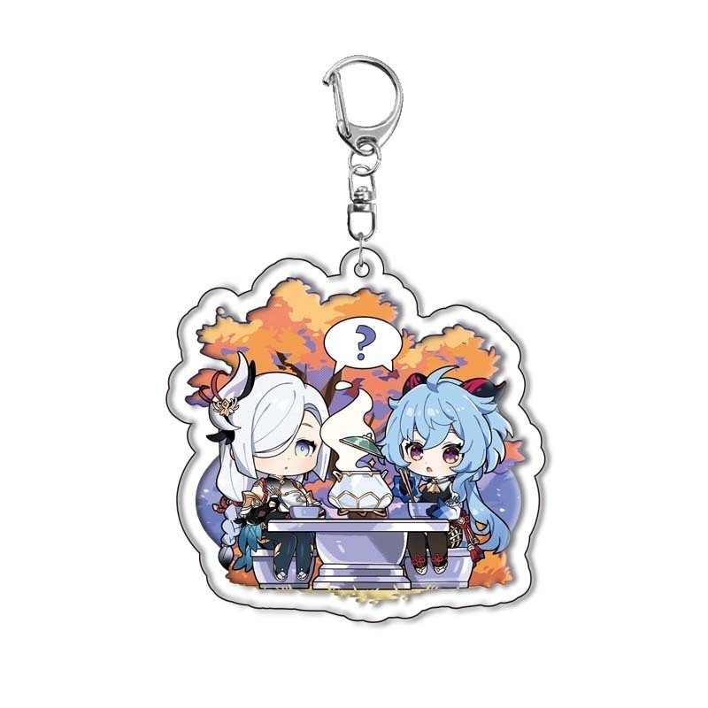 Arynlp Genshin Acrylic Key Chain With Cute Cartoon Print Nlp Móc Khóa In Theo Yêu Cầu, Chất Liệu Mica Trong Suốt In 2 Mặt , Dày 4mm 6 Arynlp Genshin Acrylic Key Chain With Cute Cartoon Print Nlp Móc Khóa In Theo Yêu Cầu, Chất Liệu Mica Trong Suốt In 2 Mặt , Dày 4mm - Ảnh 6