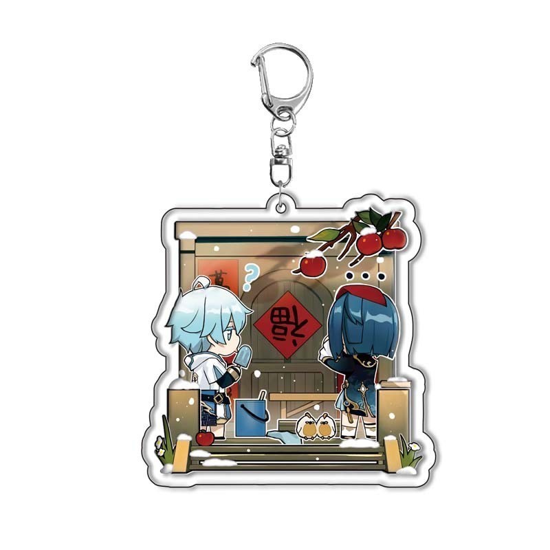 Arynlp Genshin Acrylic Key Chain With Cute Cartoon Print Nlp Móc Khóa In Theo Yêu Cầu, Chất Liệu Mica Trong Suốt In 2 Mặt , Dày 4mm 9 Arynlp Genshin Acrylic Key Chain With Cute Cartoon Print Nlp Móc Khóa In Theo Yêu Cầu, Chất Liệu Mica Trong Suốt In 2 Mặt , Dày 4mm - Ảnh 9