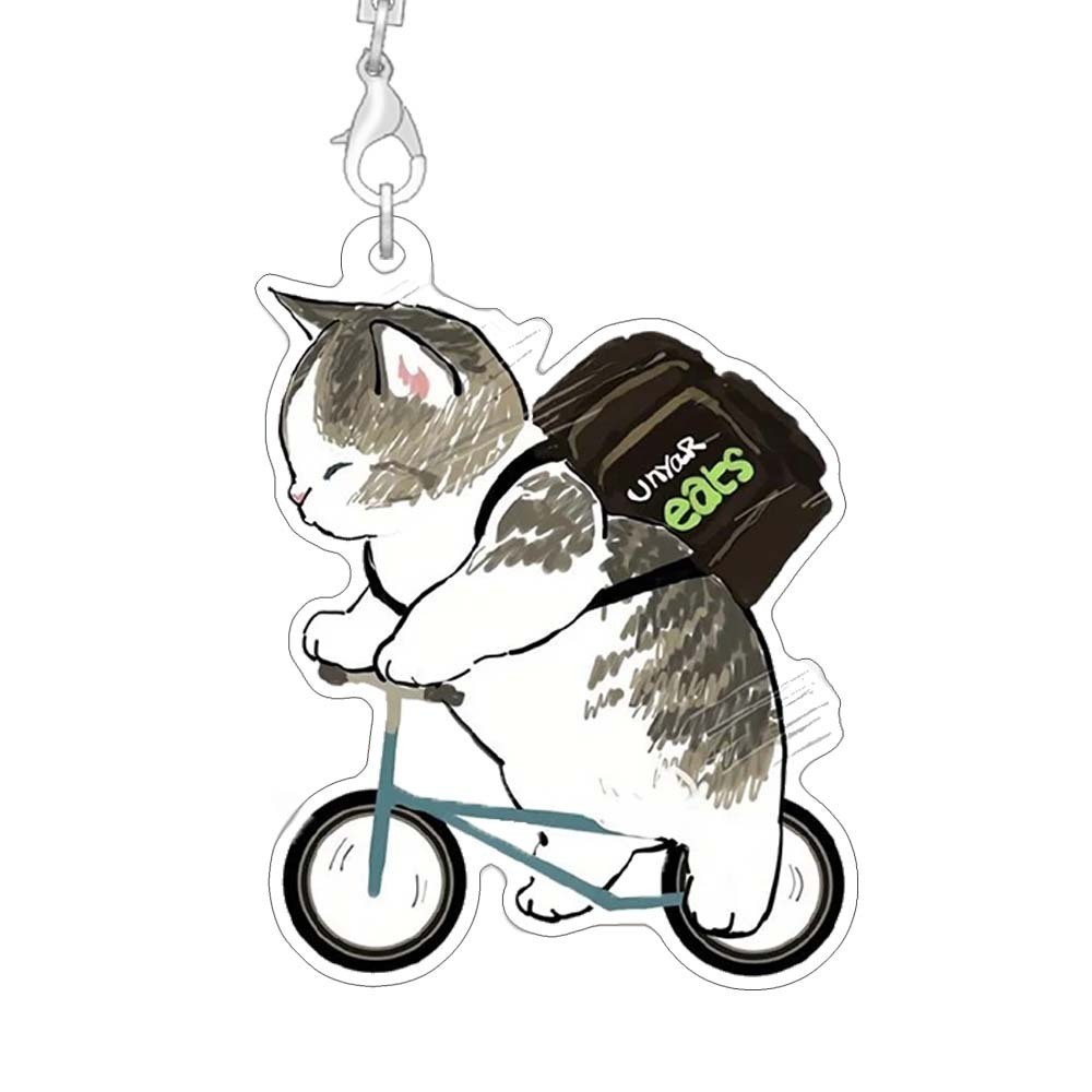 Arynlp Phone Strap Mifusand Cartoon Cat Lanyard Cute Acrylic Bag Charms Phone Accessories Nlp Móc Khóa In Theo Yêu Cầu, Chất Liệu Mica Trong Suốt In 2 Mặt , Dày 4mm 2 Arynlp Phone Strap Mifusand Cartoon Cat Lanyard Cute Acrylic Bag Charms Phone Accessories Nlp Móc Khóa In Theo Yêu Cầu, Chất Liệu Mica Trong Suốt In 2 Mặt , Dày 4mm - Ảnh 2