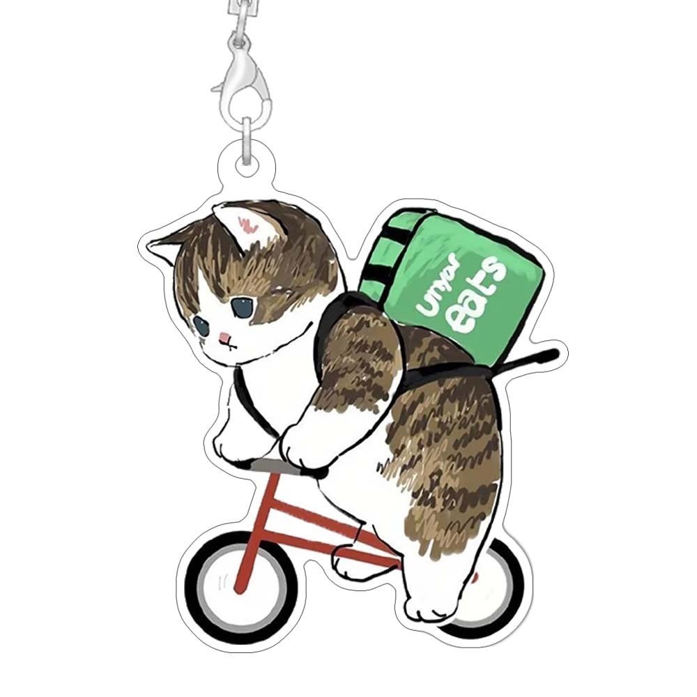 Arynlp Phone Strap Mifusand Cartoon Cat Lanyard Cute Acrylic Bag Charms Phone Accessories Nlp Móc Khóa In Theo Yêu Cầu, Chất Liệu Mica Trong Suốt In 2 Mặt , Dày 4mm 3 Arynlp Phone Strap Mifusand Cartoon Cat Lanyard Cute Acrylic Bag Charms Phone Accessories Nlp Móc Khóa In Theo Yêu Cầu, Chất Liệu Mica Trong Suốt In 2 Mặt , Dày 4mm - Ảnh 3