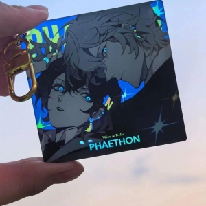 Asaba Harumasa Anime Keychain Women Zenless Zone Zero Acrylic Keychain Man Lighter Ornament Móc Khóa In Theo Yêu Cầu, Chất Liệu Mica Trong Suốt In 2 Mặt , Dày 4mm