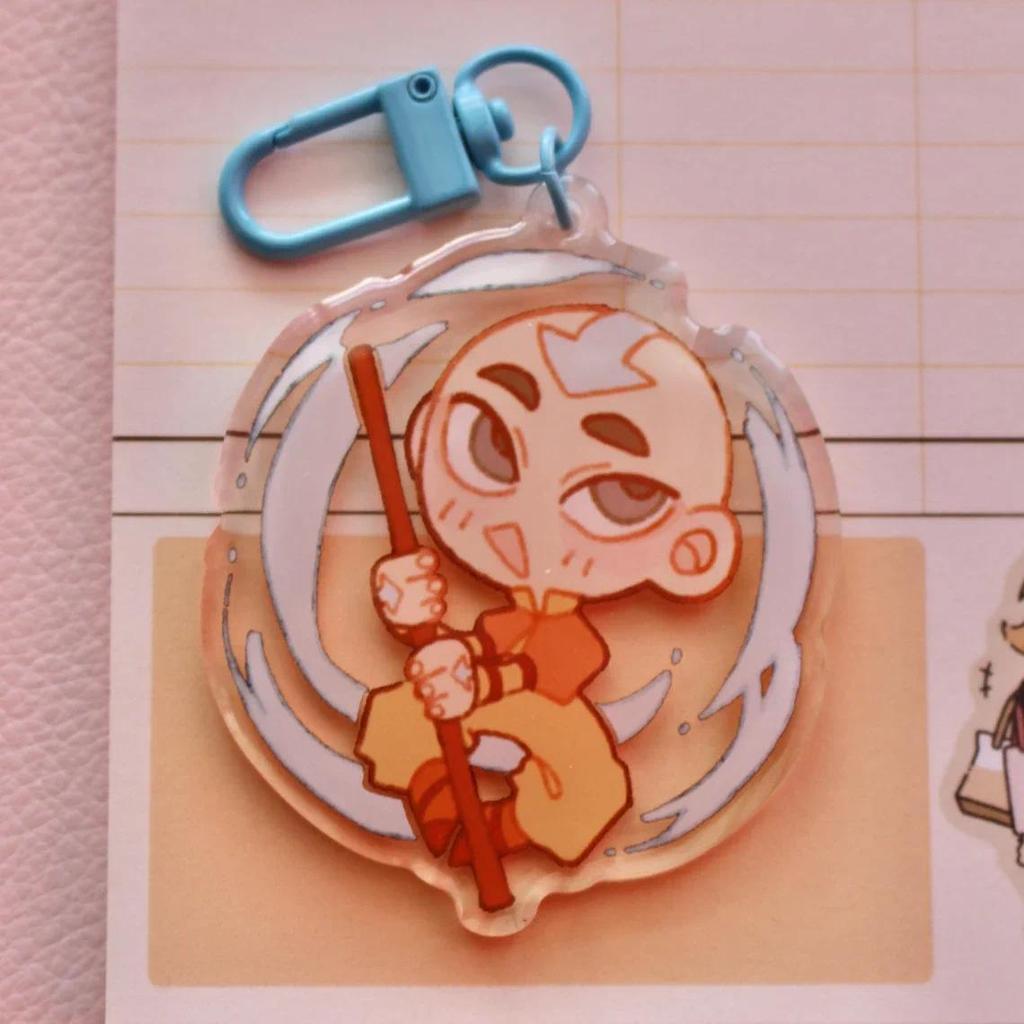 Atla Acrylic Charm Double Sided Keychain Collectible Anime Key Ring For Fans Móc Khóa In Theo Yêu Cầu, Chất Liệu Mica Trong Suốt In 2 Mặt , Dày 4mm 2 Atla Acrylic Charm Double Sided Keychain Collectible Anime Key Ring For Fans Móc Khóa In Theo Yêu Cầu, Chất Liệu Mica Trong Suốt In 2 Mặt , Dày 4mm - Ảnh 2
