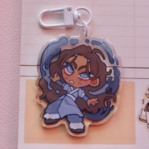 Atla Acrylic Charm Double Sided Keychain Collectible Anime Key Ring For Fans Móc Khóa In Theo Yêu Cầu, Chất Liệu Mica Trong Suốt In 2 Mặt , Dày 4mm