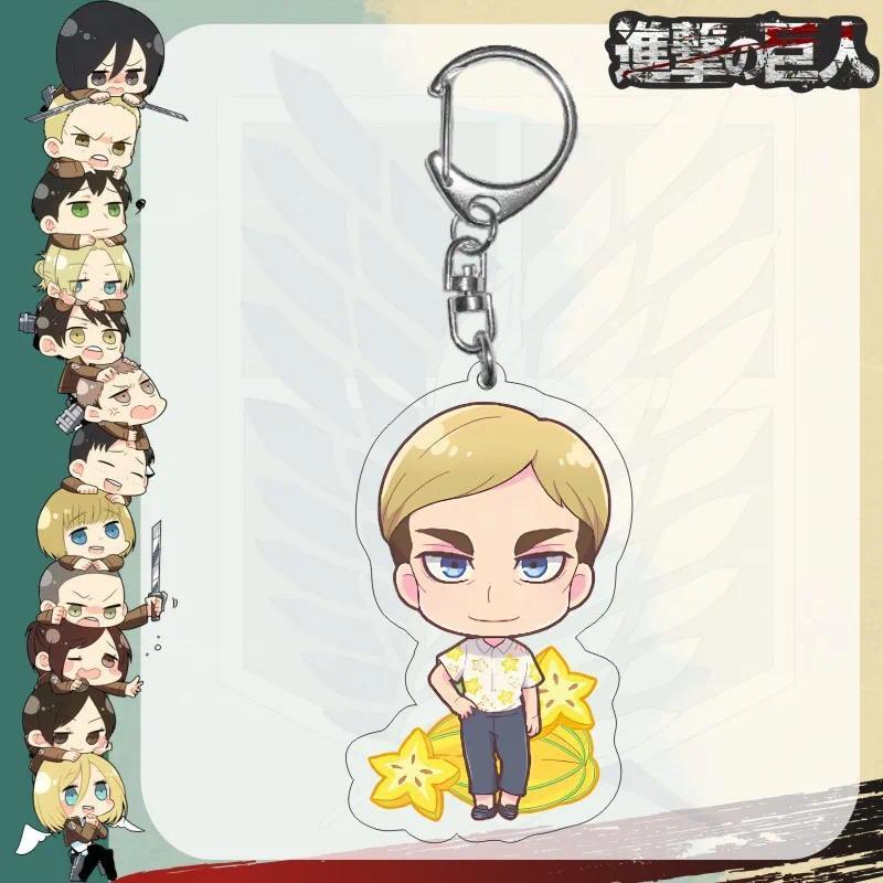 Attack On Titan Acrylic Fun Keychain Jewelry Fan Bag Charm Keyring Creative Mica Keychain Móc Khóa In Theo Yêu Cầu, Chất Liệu Mica Trong Suốt In 2 Mặt , Dày 4mm 3 Attack On Titan Acrylic Fun Keychain Jewelry Fan Bag Charm Keyring Creative Mica Keychain Móc Khóa In Theo Yêu Cầu, Chất Liệu Mica Trong Suốt In 2 Mặt , Dày 4mm - Ảnh 3